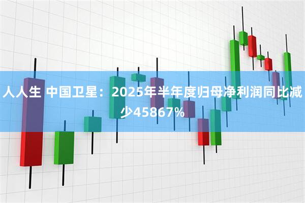 人人生 中国卫星：2025年半年度归母净利润同比减少45867%